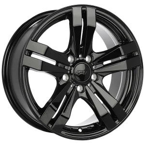 DAI Alloys – Target – Black – 15″x6.5″ 40mm – All weather Wheels – DW3415018